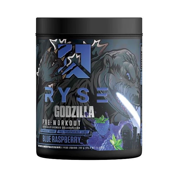 Foto de Pré Treino Godzilla 722g Ryse Suplements - Blue Raspberry