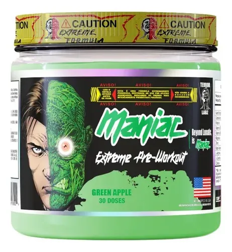 Maniac Extreme 300g Terror Labz - Green Apple
