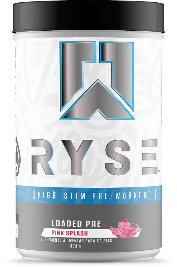 Pré Treino Loaded High Stim 393g Ryse Suplements - Morango