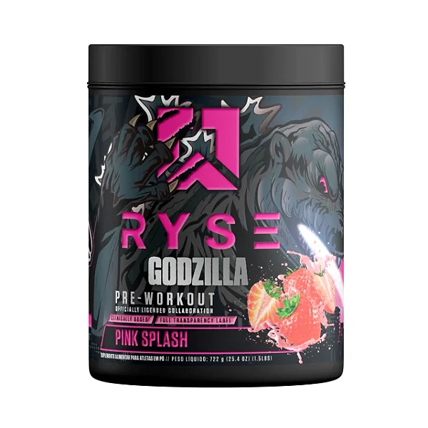 Foto de Pré Treino Godzilla 722g Ryse Suplements - Pink Splash