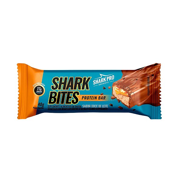 Shark Bites Protein Bar 40g Doce De Leite Shark Pro