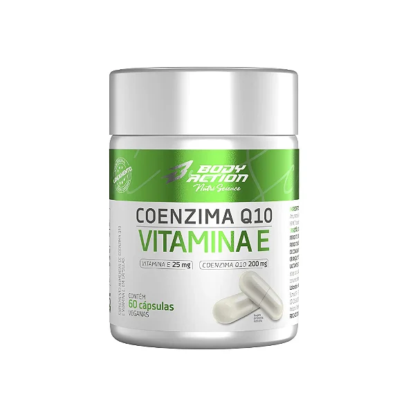 Coenzima Q10 + Vitamina E 60 Capsulas Body Action