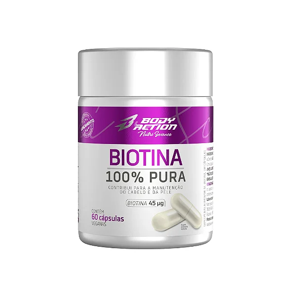 Biotina 60 Caps Nutriscience BodyAction