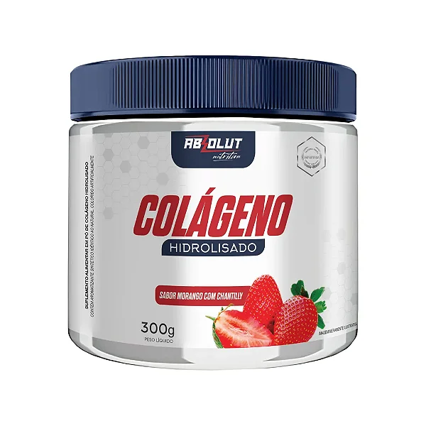 Colageno 300g Absolut Nutrition - Morango