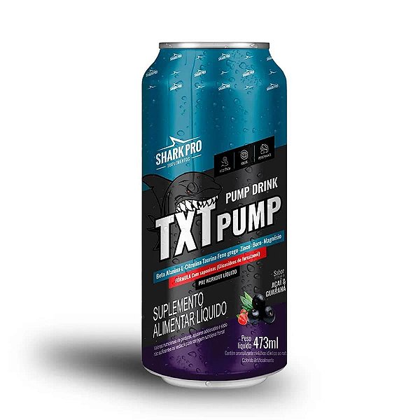 TXT Drink 473ml Shark Pro - Açai Com Guarana