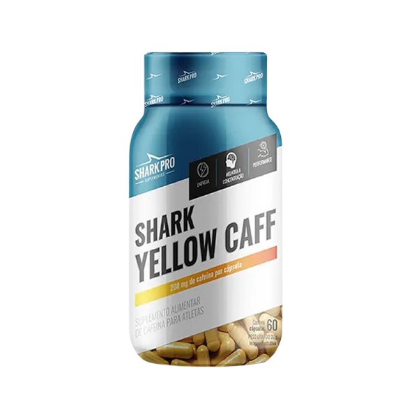 Yellow Caff 60Caps Shark Pro