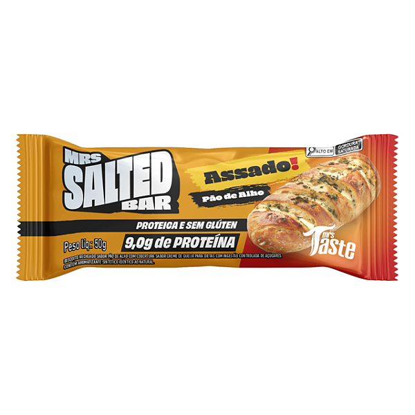 Taste Cookie Bar 50g Salted Pão De Alho Mrs Taste