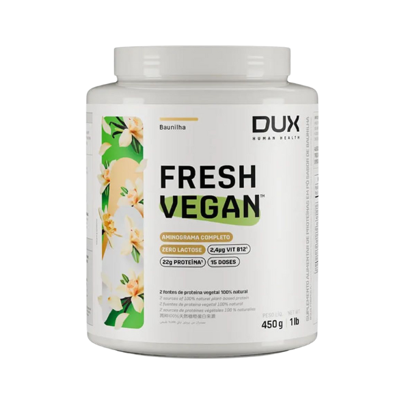Fresh Whey Vegan 450g Dux Nutrition - Baunilha