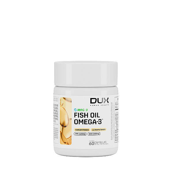 Fish Oil Ômega 3 - Dux Human Health - 60 Capsulas