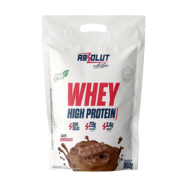 Whey Refil High 900G Absolut Nutrition - Chocolate