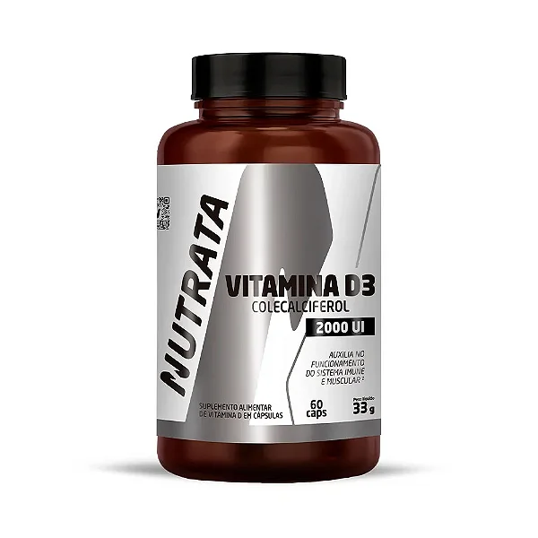 Vitamina D3 60 Capsulas Nutrata
