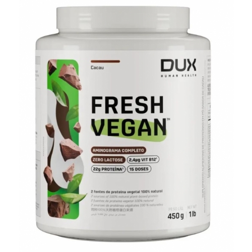 Fresh Whey Vegan 450g Dux Nutrition - Cacau