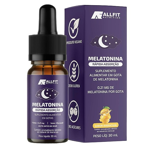 Melatonina 30Ml Maracujá Allfit Nutrition