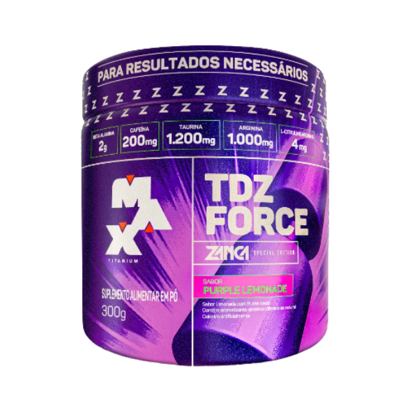 TDZ Force Zanca Purple Lemonade Pote 300g Max Titanium