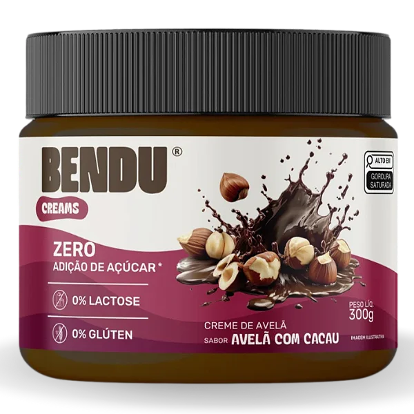 Foto de Creme de Avelã com Cacau 300g Bendu