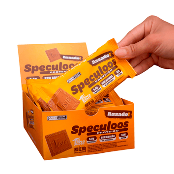 Foto de Taste Cookie Bar 50g Display Com 12Un Mrs Taste - Speculoos