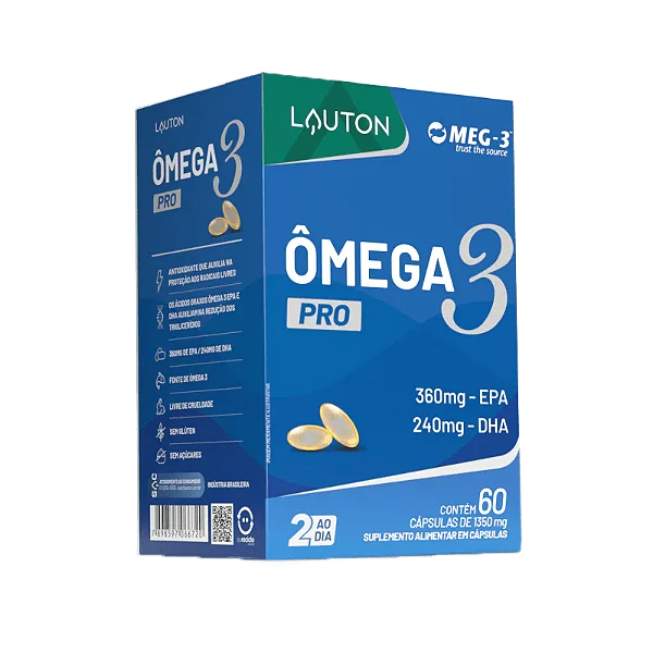 Ômega 3 Pro 60 cápsulas – Lauton