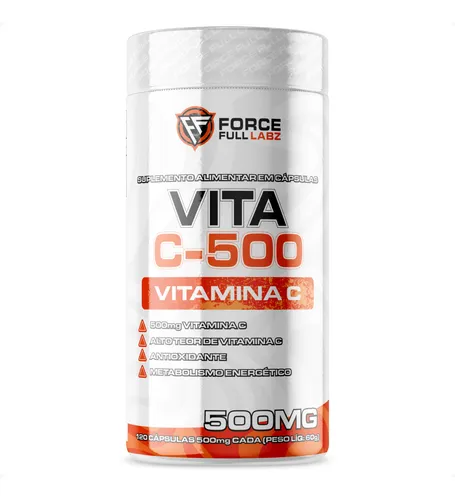 Vita C-500 120 cápsulas – Force Full Labz