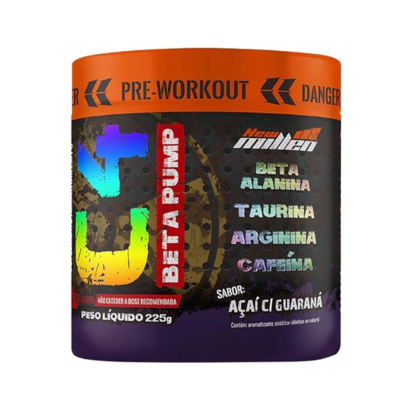 Pré Workout Beta Pump C4 225g New Miller - Açai Com Guaraná