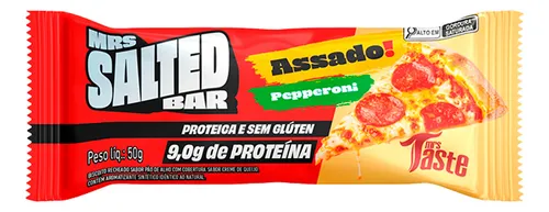 Taste Cookie Bar 50g Salted Pepperoni Mrs Taste