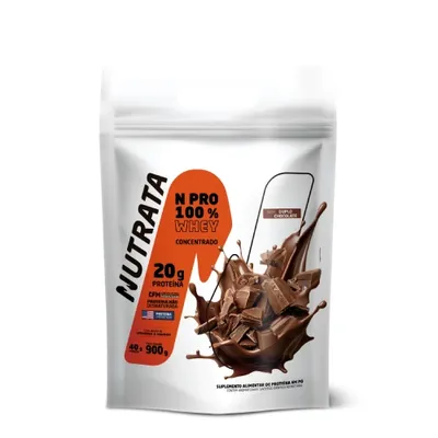 Whey NPRO Refil 900g Nutrata - Chocolate