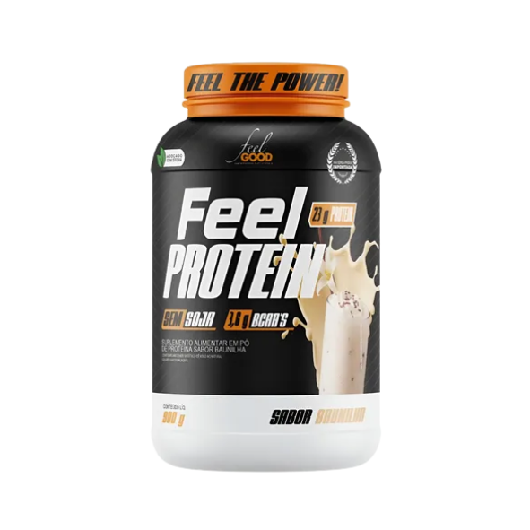 Feel High Protein Pote 900g Feel Good - Baunilha