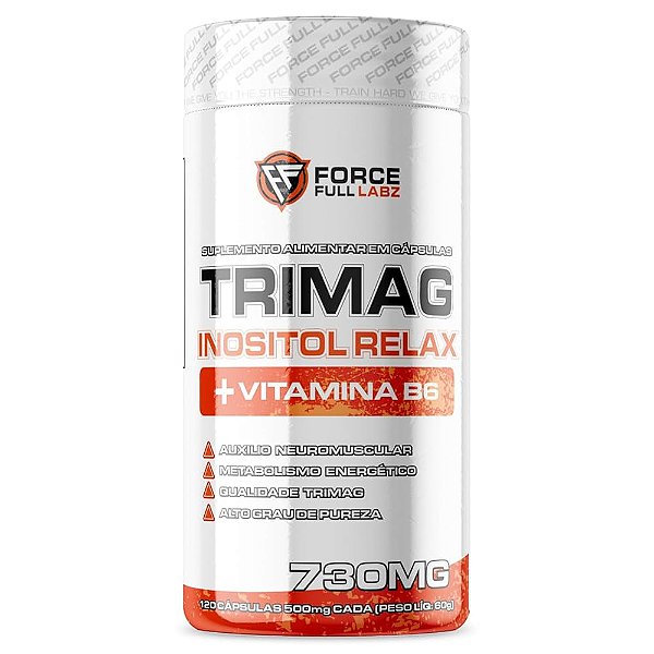 Trimag Inositol Relax e Vitamina B6 120 Caps Force Full Labz