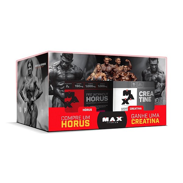 Promopack Road to Olympia Horus Blue Ice + Creatina – Max Titanium