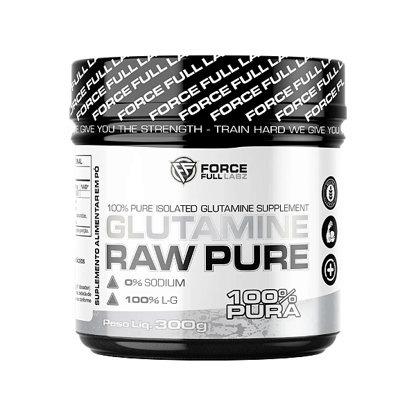 Glutamine Raw Pure 300g – Force Full Labz