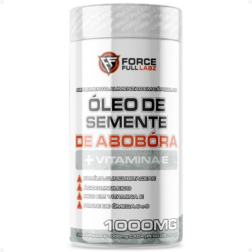 Óleo de Semente de Abóbora 120 Cápsulas – Force Full Labz