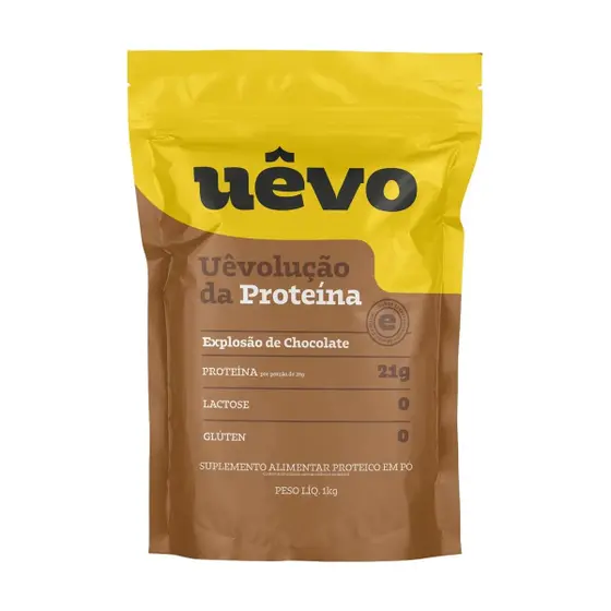 Proteina Uevo 1Kg Sabores - Chocolate