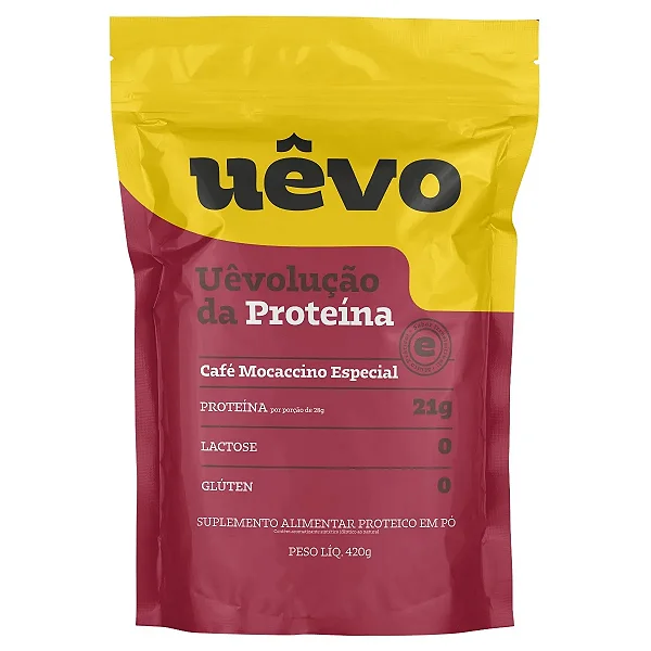 Proteina Em Pó Uevo 420g Sabores - Café Mocaccino