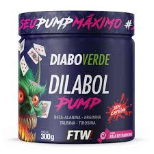 Dilabol Pump Pote 300g Diabo Verde ftw - Bala De Framboesa