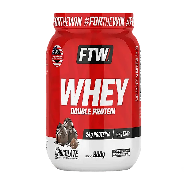 Foto de Whey Double Pote 900g Ftw - Chocolate