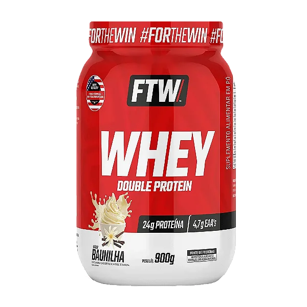 Whey Double Pote 900g Ftw - Baunilha