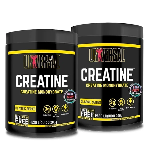 Foto de CREATINE MONOHYDRATE COMBO 200G + 200G UNIVERSAL
