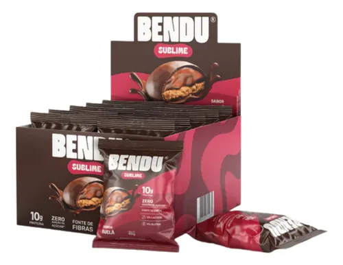 Foto de Cookie 40g Display Com 10un Bendu - Chocolate e Avelã