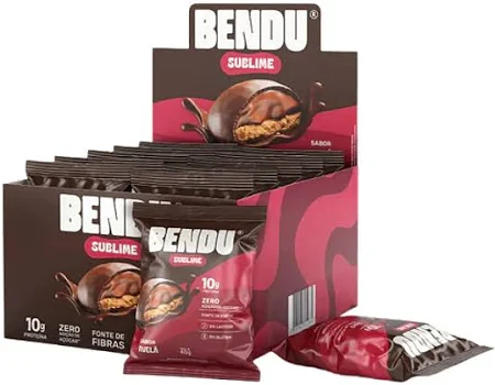 Snack Proteico Sublime 40g Display Com 10un Bendu - Avelã