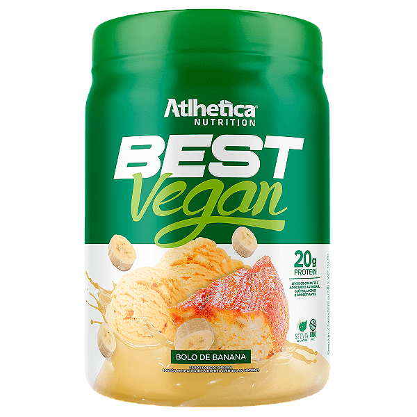 Best Whey Vegan Pote 500g Atlhetica Nutrition - Bolo De Banana