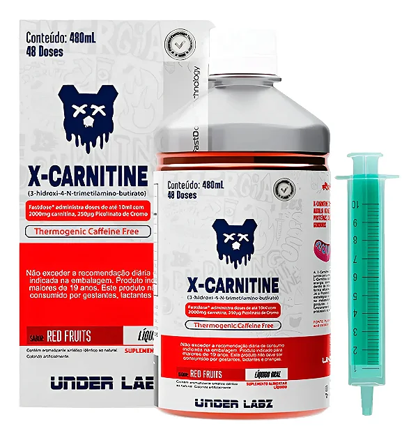 X-Carnitine Borntodisrupt 480ml Under Labz - Red Fruits