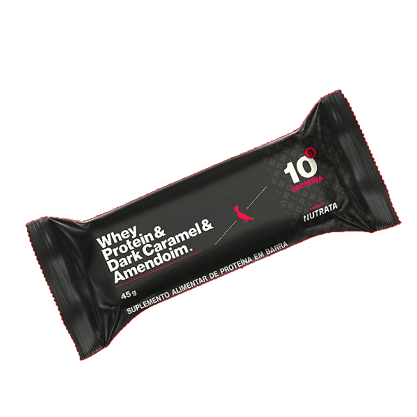 Barra Proteica Reserva Dark Caramelo e Amendoim 45g – Nutrata