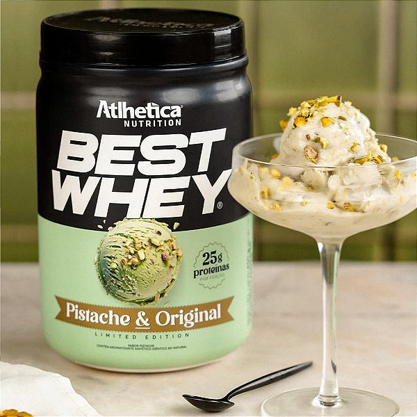 Best Whey Pote 900g Atlhetica Nutrition - Pistache