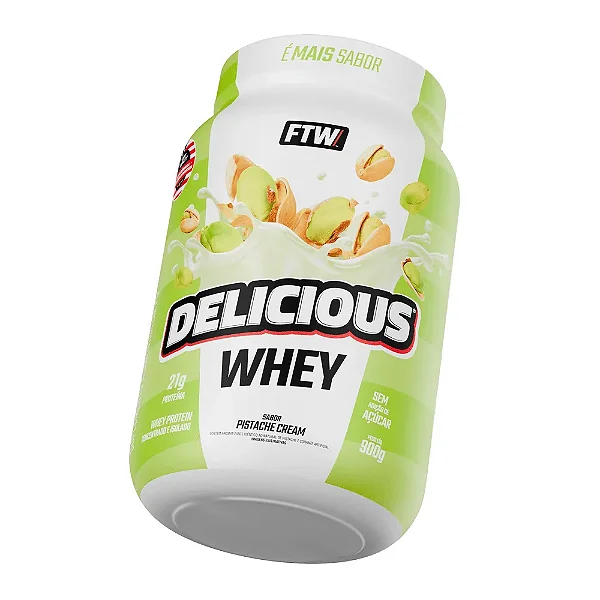 Foto de Delicious Whey Pote 900g Ftw - PISTACHE