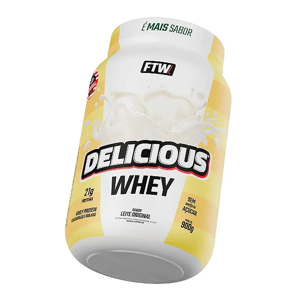 Delicious Whey Pote 900g Ftw - LEITE