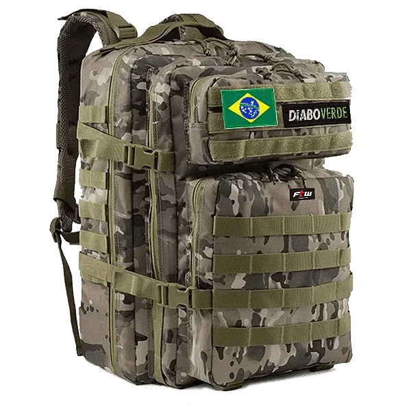 Foto de Mochila Tática Camuflada – FTW