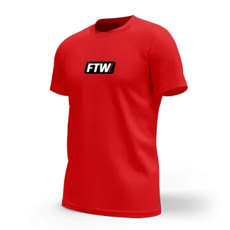 Camiseta Vermelha T-Shirt Poliéstert G FTW