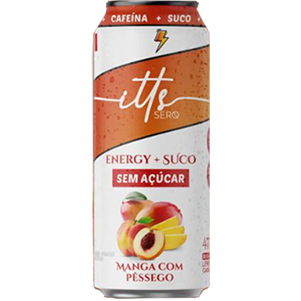 Energy Suco Sem Açúcar 473ml Itts Sero - Manga Com Pêssego
