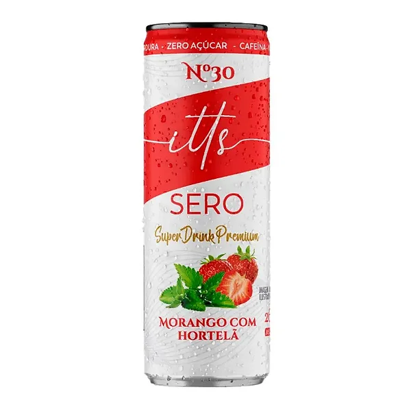 Energy Suco Sem Açúcar 473ml Itts Sero - Morango Com Hortelã