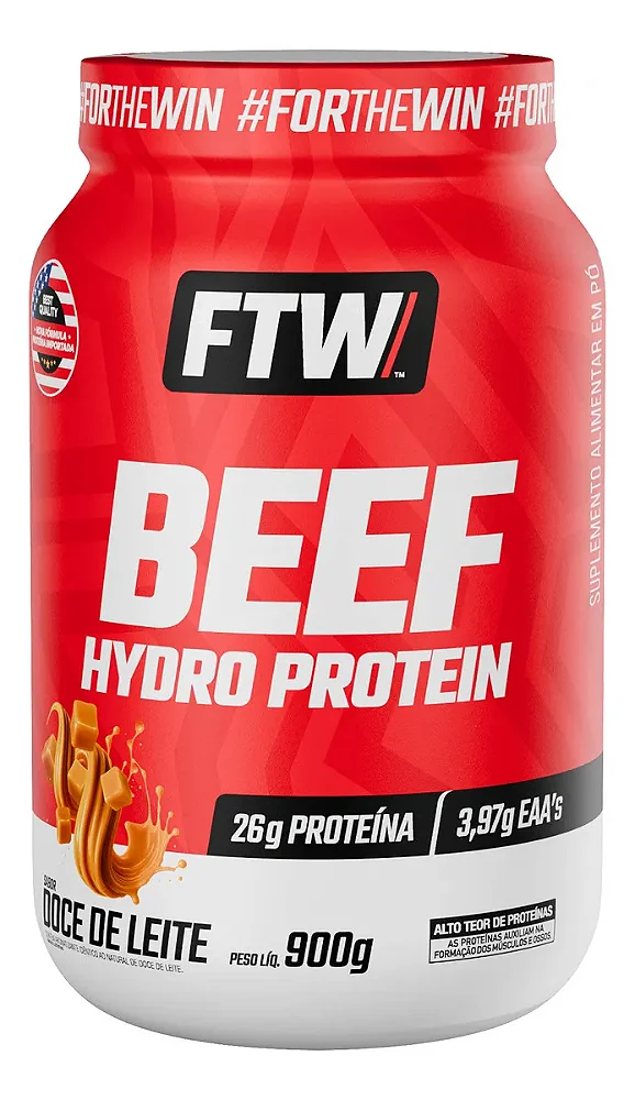 Beef Hydro Protein Pote 900g Ftw - Doce De Leite