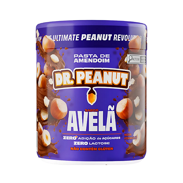 Pasta De Amendoim 400g Dr Peanut - Avelã